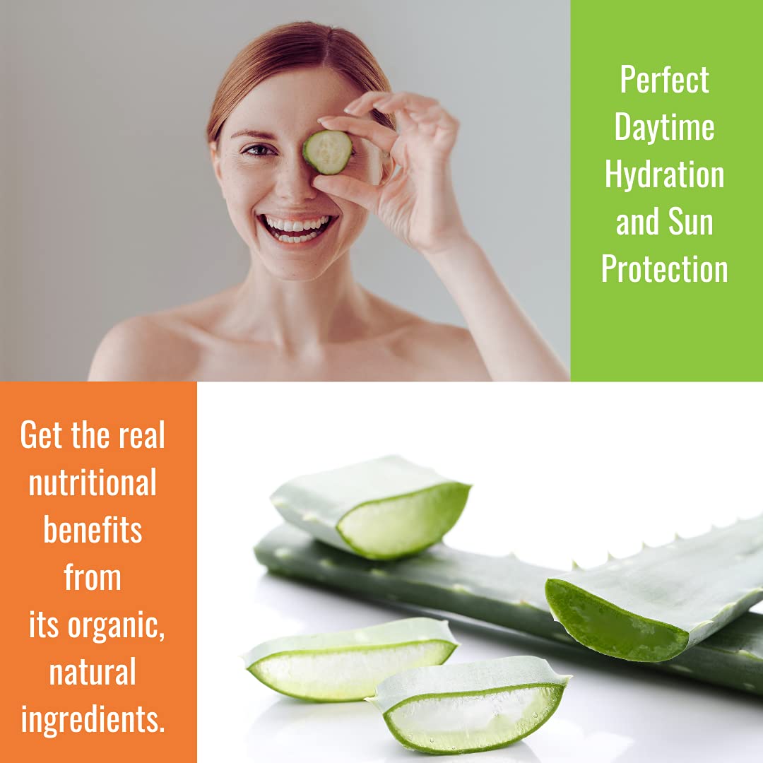 NRL NATURAL RADIANT LIFE AM FACE MOISTURIZER with SPF – Daily Sunscreen Protection, Organic Face Cream, Oil - Free Deeply Hydrating Facial Lotion, Repairs, Soothes and Nourish Irritated, Dry and Damaged Skin - 30ml / 1 Oz (Packaging May Vary)