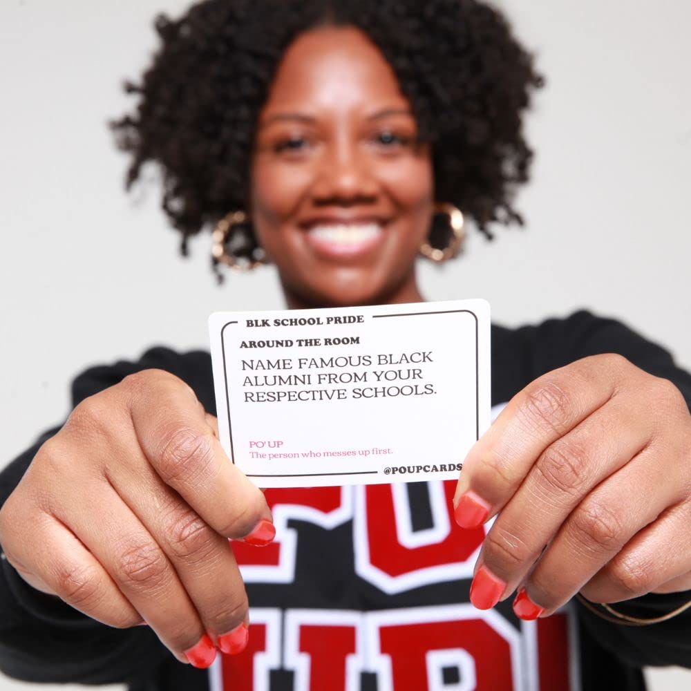 PO' UP! Card Game - The Ultimate Party Game for Black Alumni from HBCUs to PWIs | Perfect for Graduation, Greek Picnics, Parties, Family Gatherings and Birthdays