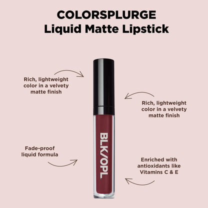 Black Opal CS LIQUID MATTE LIPSTICK RUBY
