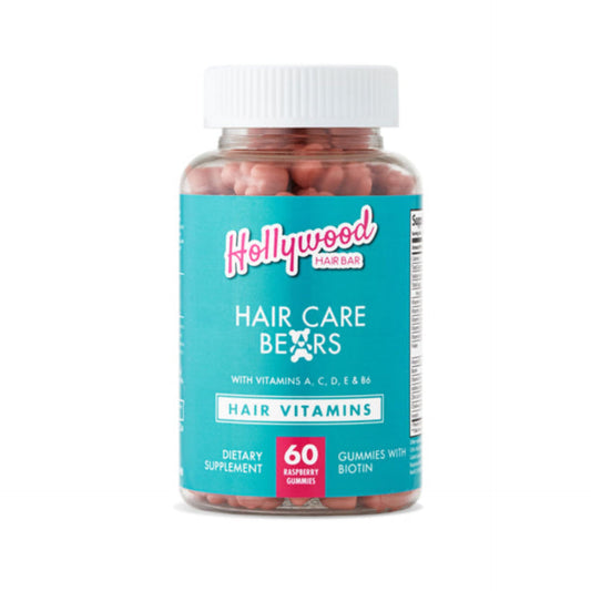 Hollywood Hair Bar Hair Care Bear Gummy Vitamins - for All Hair Types, Vegan and Cruelty Free, (1 Month Supply) 60 Count