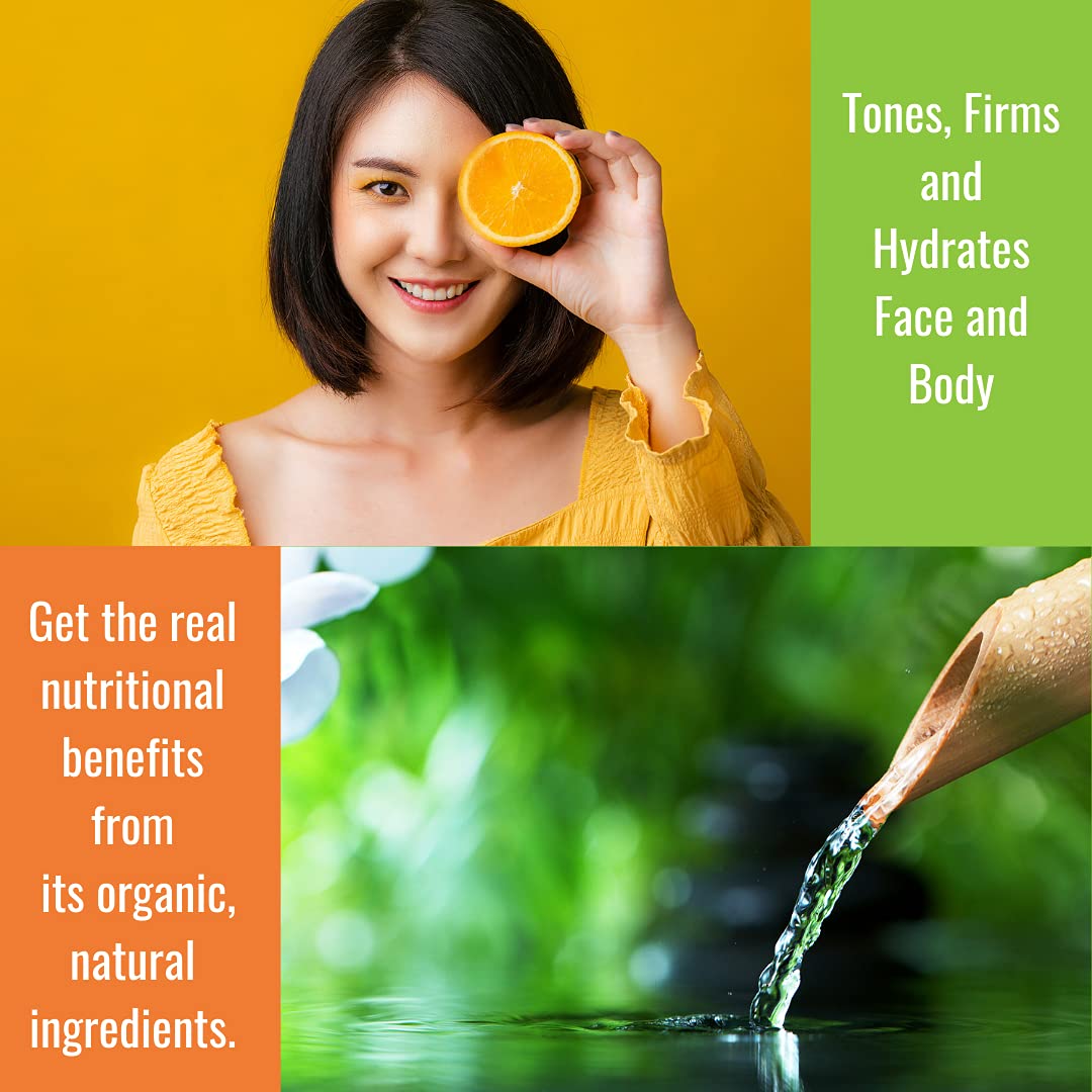 Natural Radiant Life Hydrating Facial Mist with Bamboo Water & Orange Essential Oil - Tones, Firms, Soothes, and Refreshes - 1.7 Fl Oz