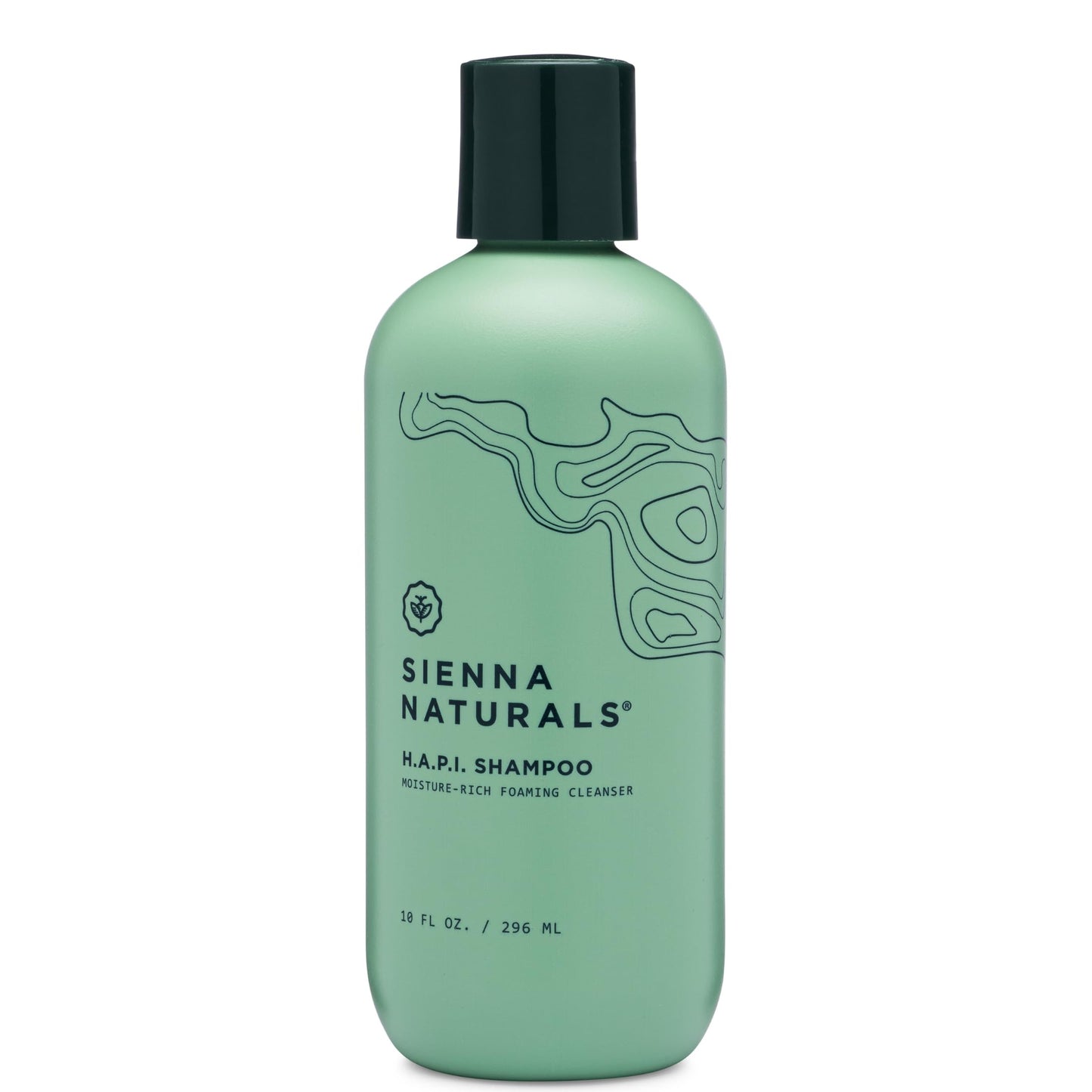 Sienna Naturals - H.A.P.I. Shampoo – Anti Frizz - Sulfate-Free, Scalp-Nourishing & Hydrating Cleanser – Gently Removes Buildup Without Stripping – pH-Balanced, Vegan & Clean Formula - 11oz