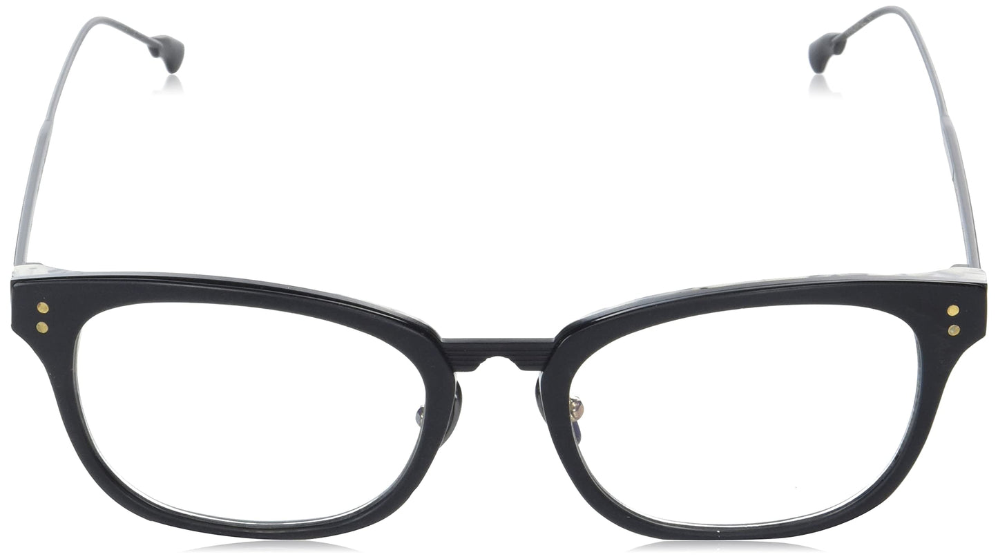 Coco and Breezy Munster Square Prescription Eyewear Frames, 103/Black, 51mm, 20mm, 145mm