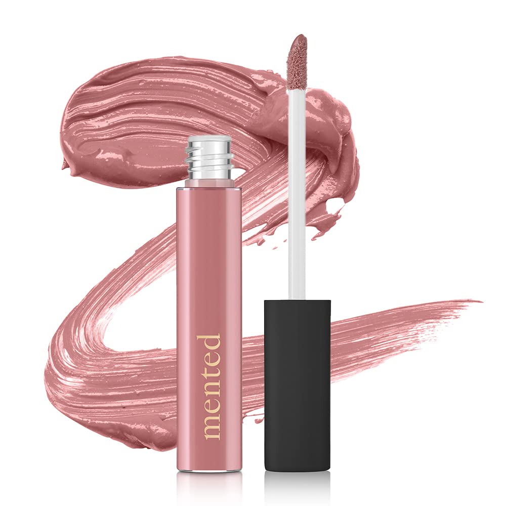 Mented Cosmetics | Long Lasting Pink Lip Gloss Shade, Pink About Me | Vegan Lipstick Topper, Paraben-Free, Cruelty-Free Gloss Topper