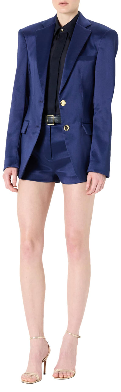 Sergio Hudson, Two Button SB Blazer, 12, Navy