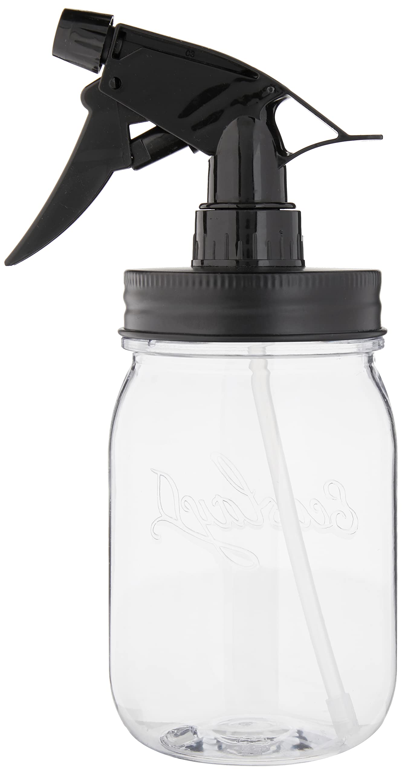 Ecoslay Wide Mouth Jar and Lid (Mason Jar with Sprayer)