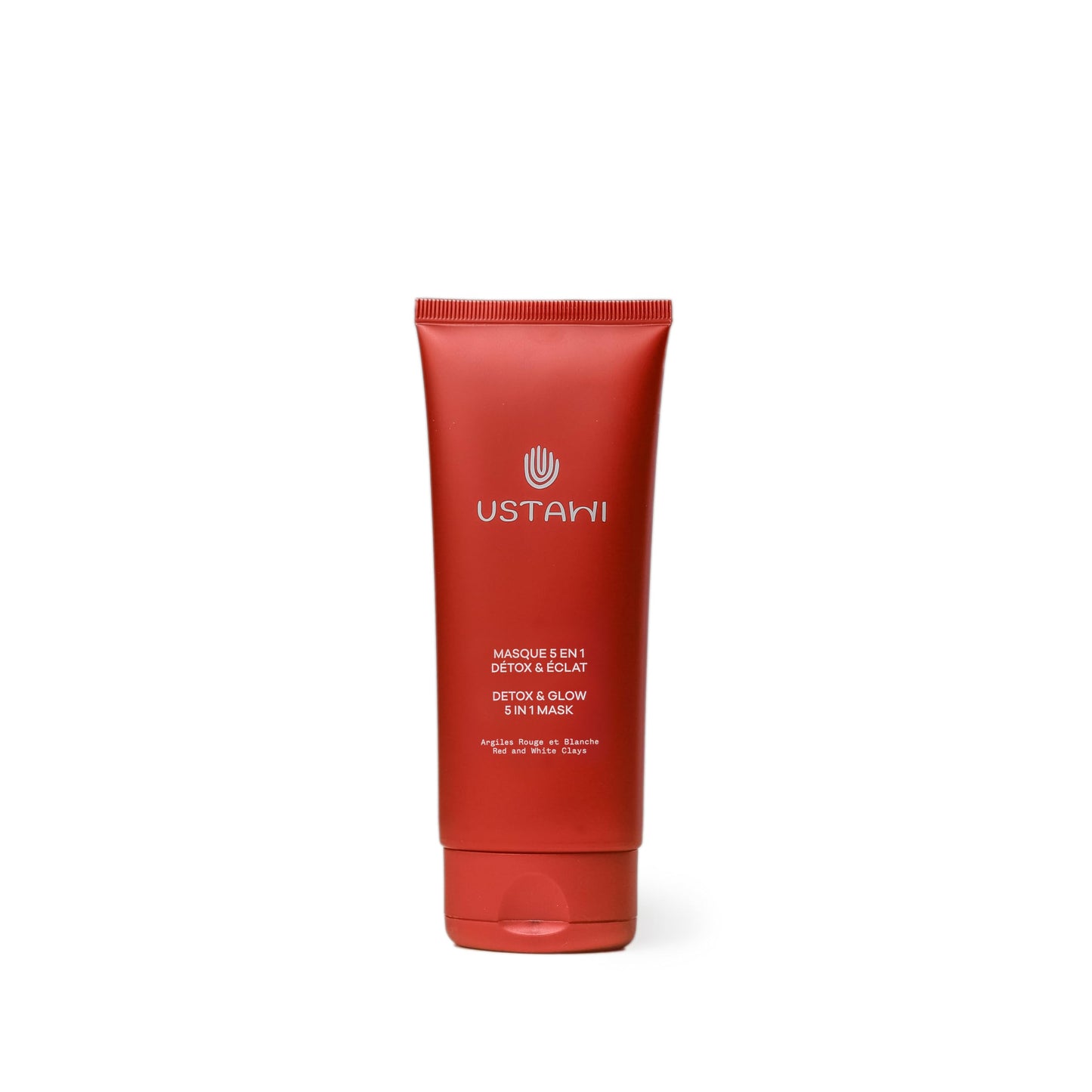 USTAWI Red Clay Mask | Absorbs Excess Oils While Moisturizing Skin, Facial Mask With Niacinamide To Revive Skin Tone, Pore Minimizer With Antioxidant Ingredients