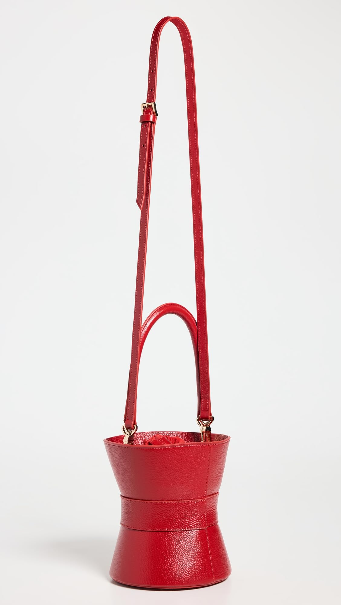 Florian London Women's Belle Bucket Bag, Red, One Size