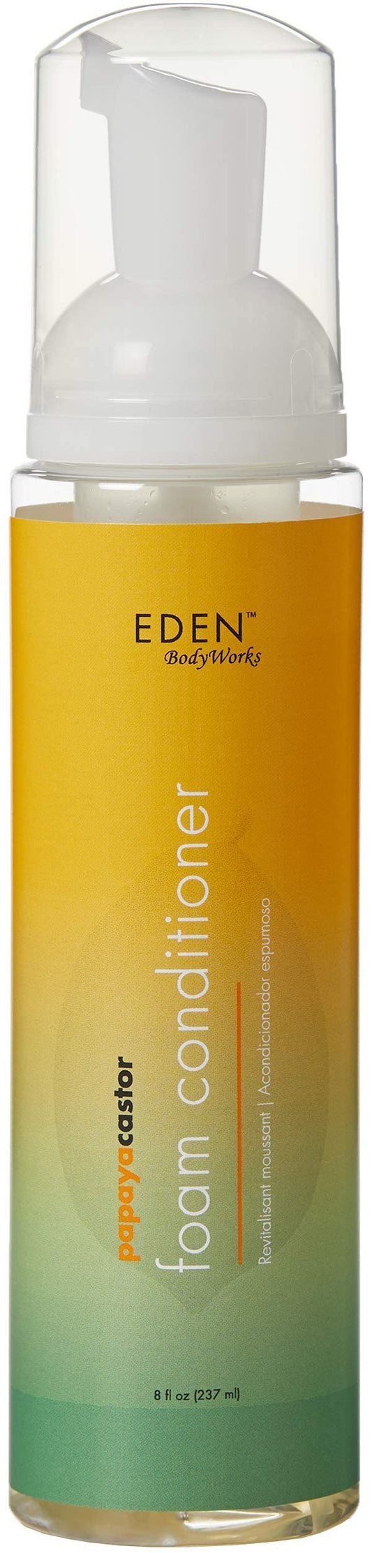 EDEN BodyWorks Papaya Castor Foam Styling Conditioner | 8 oz | Reduce Frizz, Set Styles, Nourish & Smooth Hair