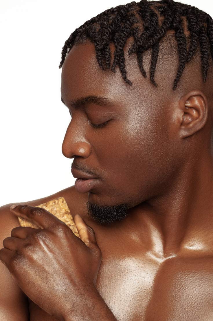 Shea Radiance African Black Soap Bar 3 Pack | Unscented