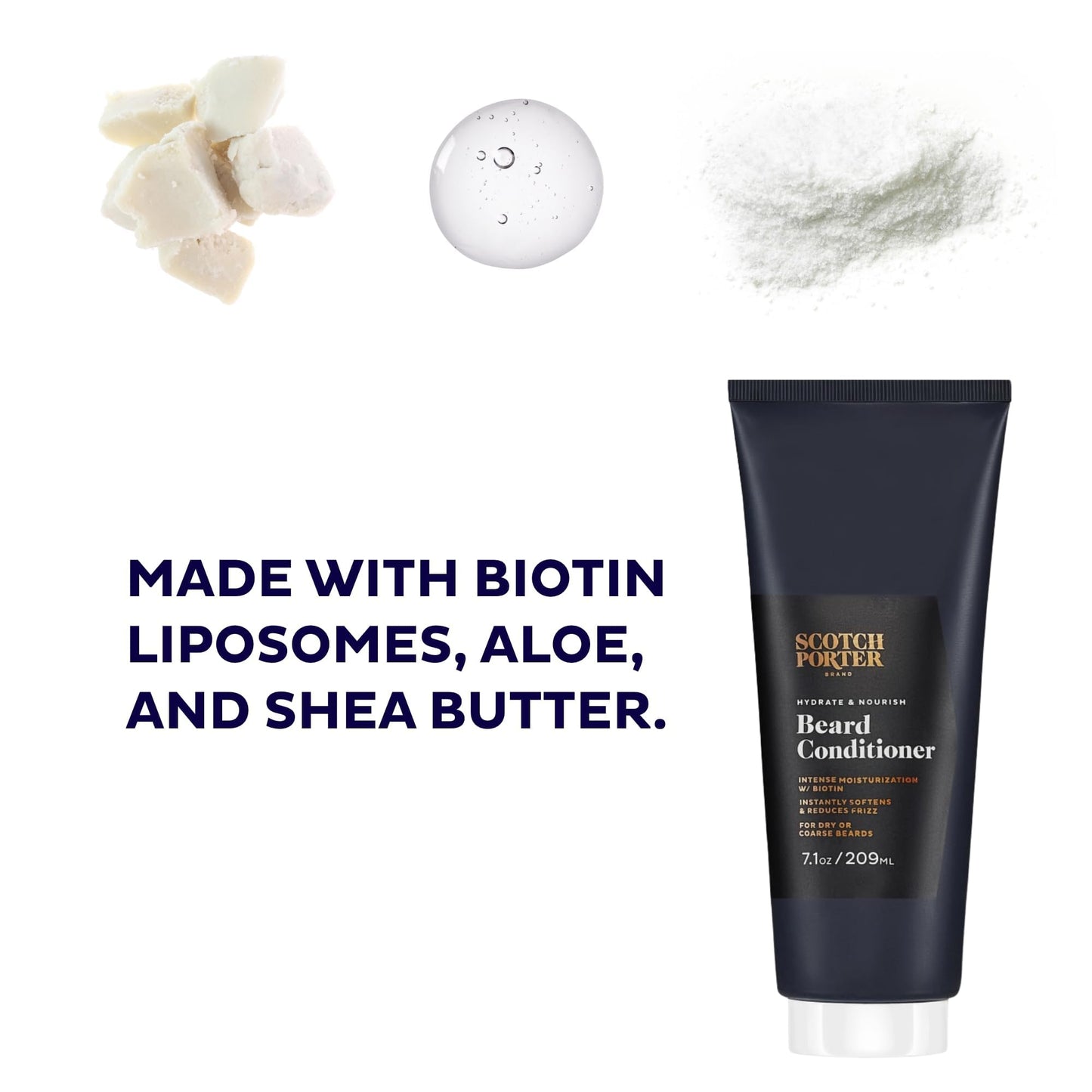 Scotch Porter Curls & Waves Leave-In Hair Conditioner Twin Pack – Moisture Rich Daily Lightweight Hair Moisturizer that Intensely Hydrates, Smooths & Defines Curls & Waves – 2 * 7.1oz