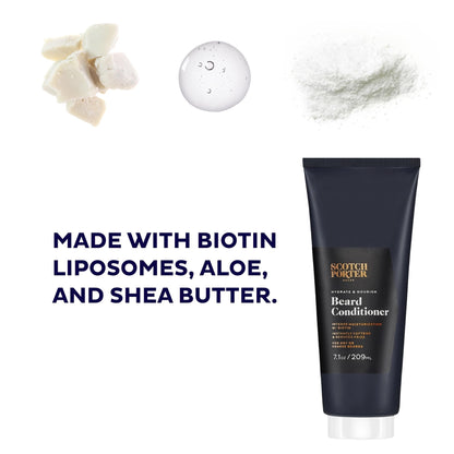 Scotch Porter Curls & Waves Leave-In Hair Conditioner Twin Pack – Moisture Rich Daily Lightweight Hair Moisturizer that Intensely Hydrates, Smooths & Defines Curls & Waves – 2 * 7.1oz