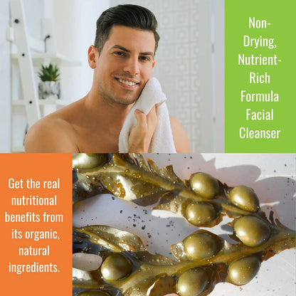 Natural Radiant Life Facial Cleanser - Organic, Vegan Face Wash, Hydrating, Moisturizing, Gentle, Nutrient - Rich, Deep-Pore Cleanser - 1.7 Oz (Packaging May Vary)