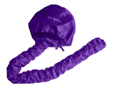 Glow by Daye Bonnet Hood Hair Dryer Attachment, At Home Hair Dryer Hood for Hand Held Hair Dryer, Extra-Large, Purple