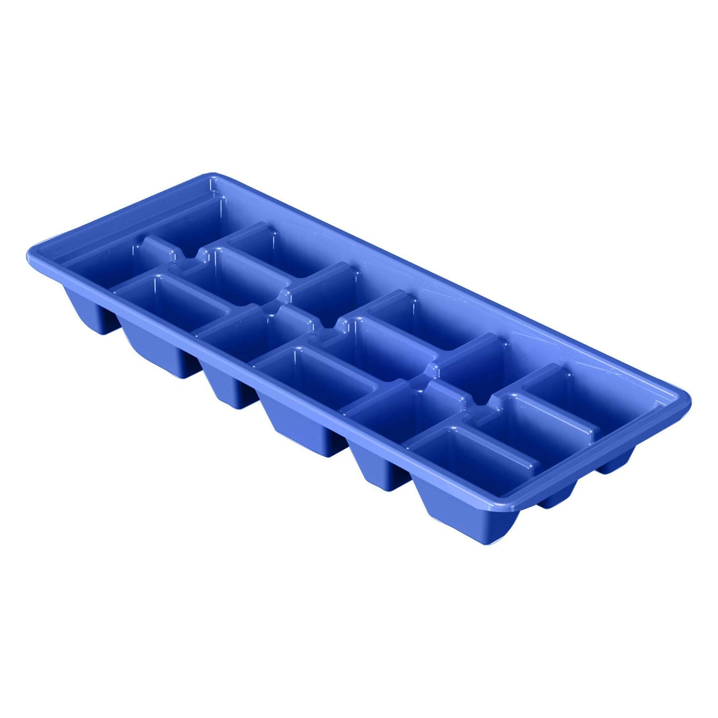 COMPAC HOME Ice Cube Tray - Ocean Blue - Food Storage, Portion Control, Dishwasher Safe, Makes 15 Cubes