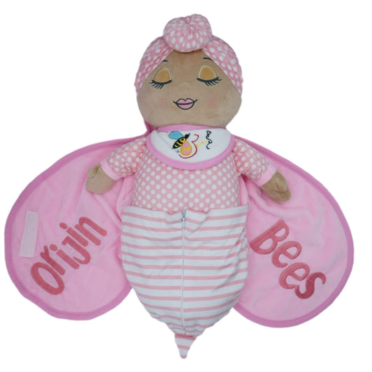 Orijin Bees Nu'Bee Plush Baby Doll (Pink)