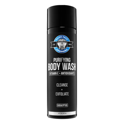 Game Face Grooming Face Care Package - Our Cleansing Face Wash and Beard Oil Bundle | Purify and Hydrate Your Skin