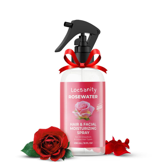 Locsanity Pure Rosewater Hair and Facial Daily Moisturizing/Refreshing Spray