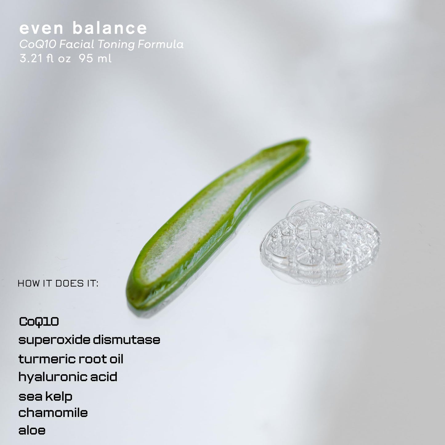 epi.logic Even Balance | CoQ10 Facial Toning Formula 95 ml / 3.21 fl oz