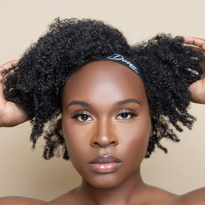 Dosso Beauty Elastic Edge Band, Laying Edges For Braids & Wigs, Velcro Strap, One Size-Fits-All, Versatile Use, Ultra-Fine Polyester Material And Elastic Latex, No Slip