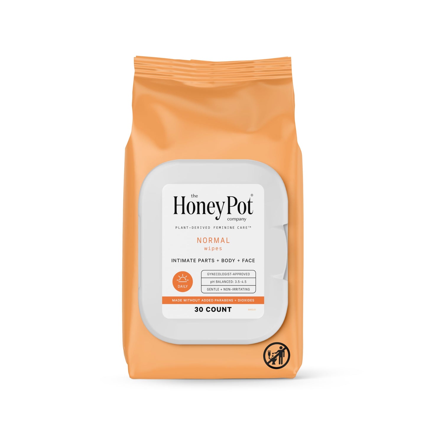 The Honey Pot Company - Feminine Wash & Wipes - Herbal Panty Liners for Women - Refreshing & Restorative Panty Deodorant Spray - Normal Daily Ritual Bundle - PH Balanced Plant Based Feminine Products