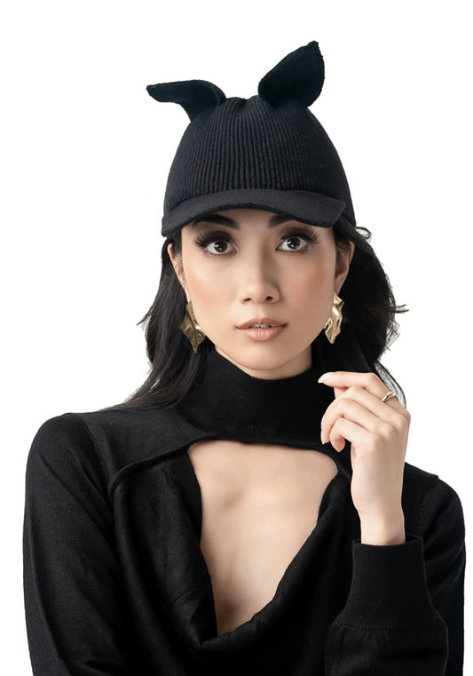 Pantora Women's Vicky Cat Hat, Black, One Size