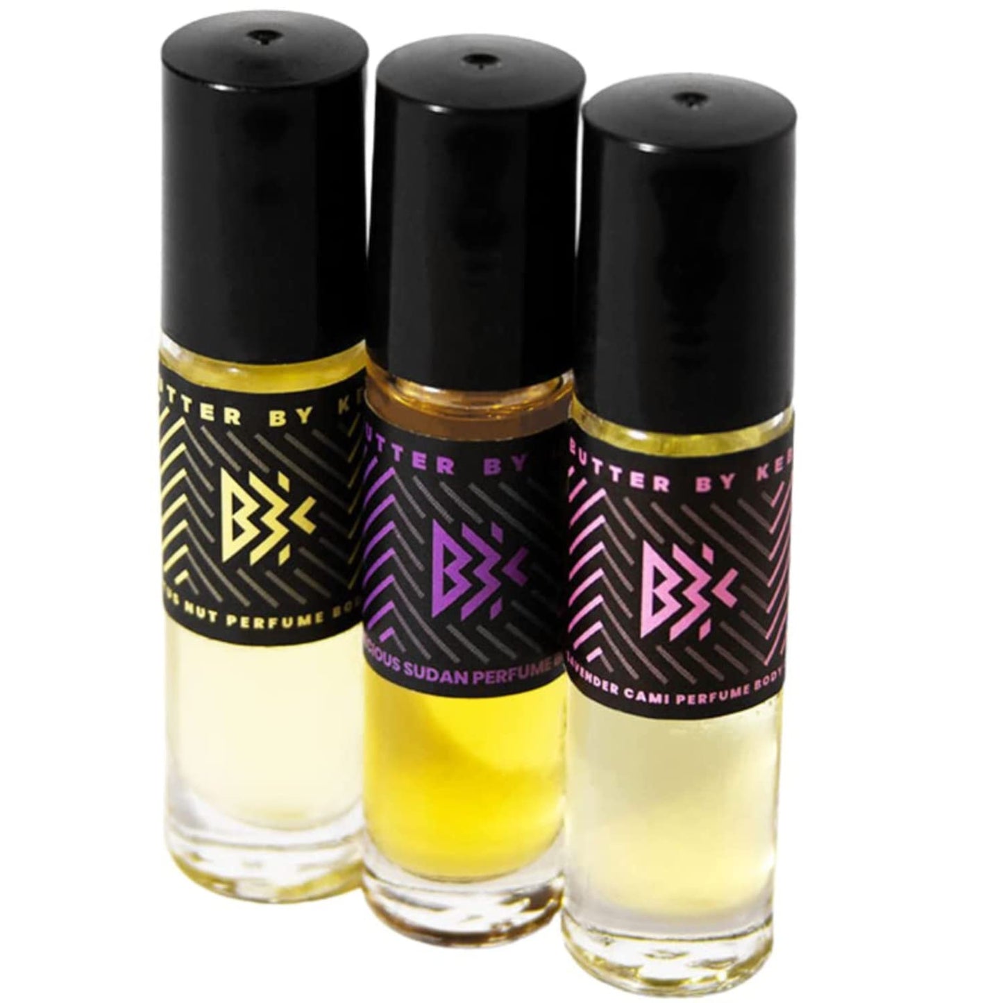 Butter By Keba Three Essential Pheromone Perfume Oil Trio Fresh Wood Floral Scents