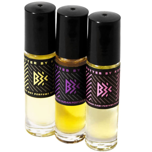 Butter By Keba Three Essential Pheromone Perfume Oil Trio Fresh Wood Floral Scents