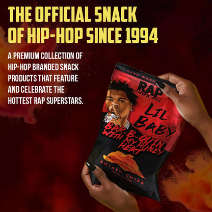 Rap Snacks Featuring Hip-Hop Star Snoop Dogg Cheddar BBQ 2.5 Oz Bags Pack of 6