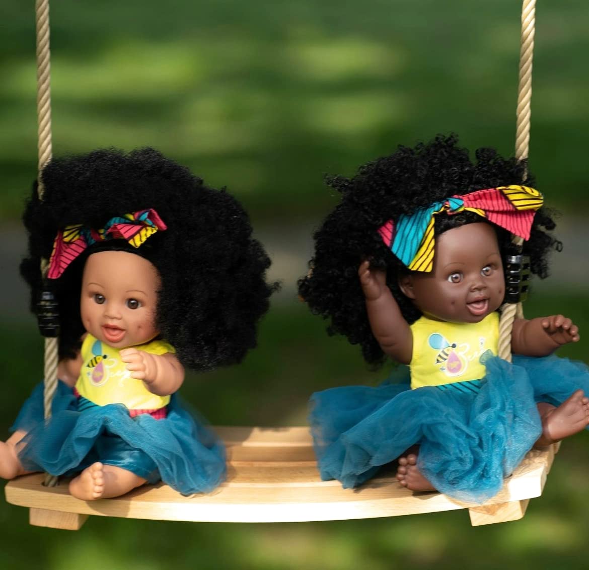 Orijin Bees Dream Love Bee - 12 inch Black Doll, African American Doll, Biracial Doll, Afro Doll, Latino Doll, Curly Hair Doll, Birthday Gift