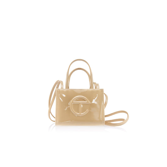 TELFAR Small Shopping Bag - Khaki Patent
