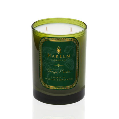 Harlem Candle Company Vintage Garden Luxury Candle, 11 oz Glass Jar, Double Wick, Soy Wax, Gift Box, Wild Berry, Rose, Absinthe, Angelica, Strawberry Musk, and Birchwood, 80 Hour Burn