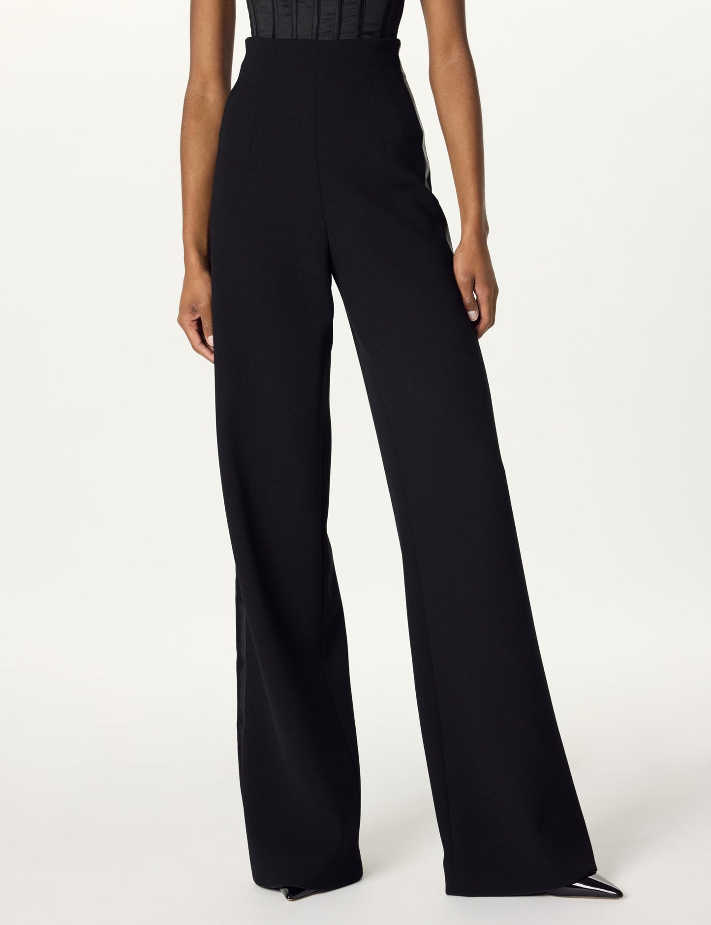 Sergio Hudson, Tuxedo Signature Pant, 12, Onyx
