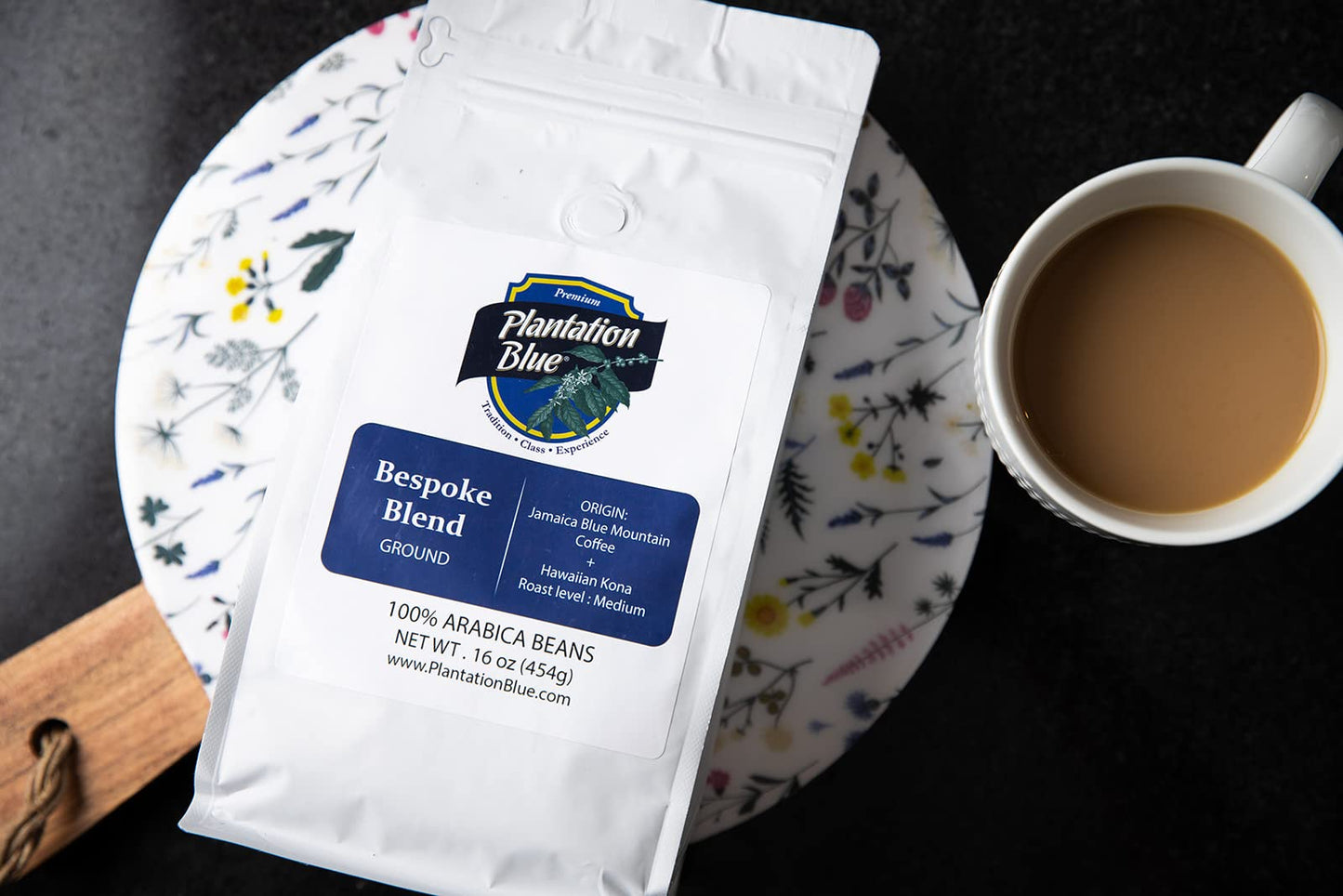 Harmony in Every Sip Bundle: 8oz 100% Jamaica Blue Mountain Whole Bean + 1lb Bespoke Blend Ground Coffee Medium Ground Bundle