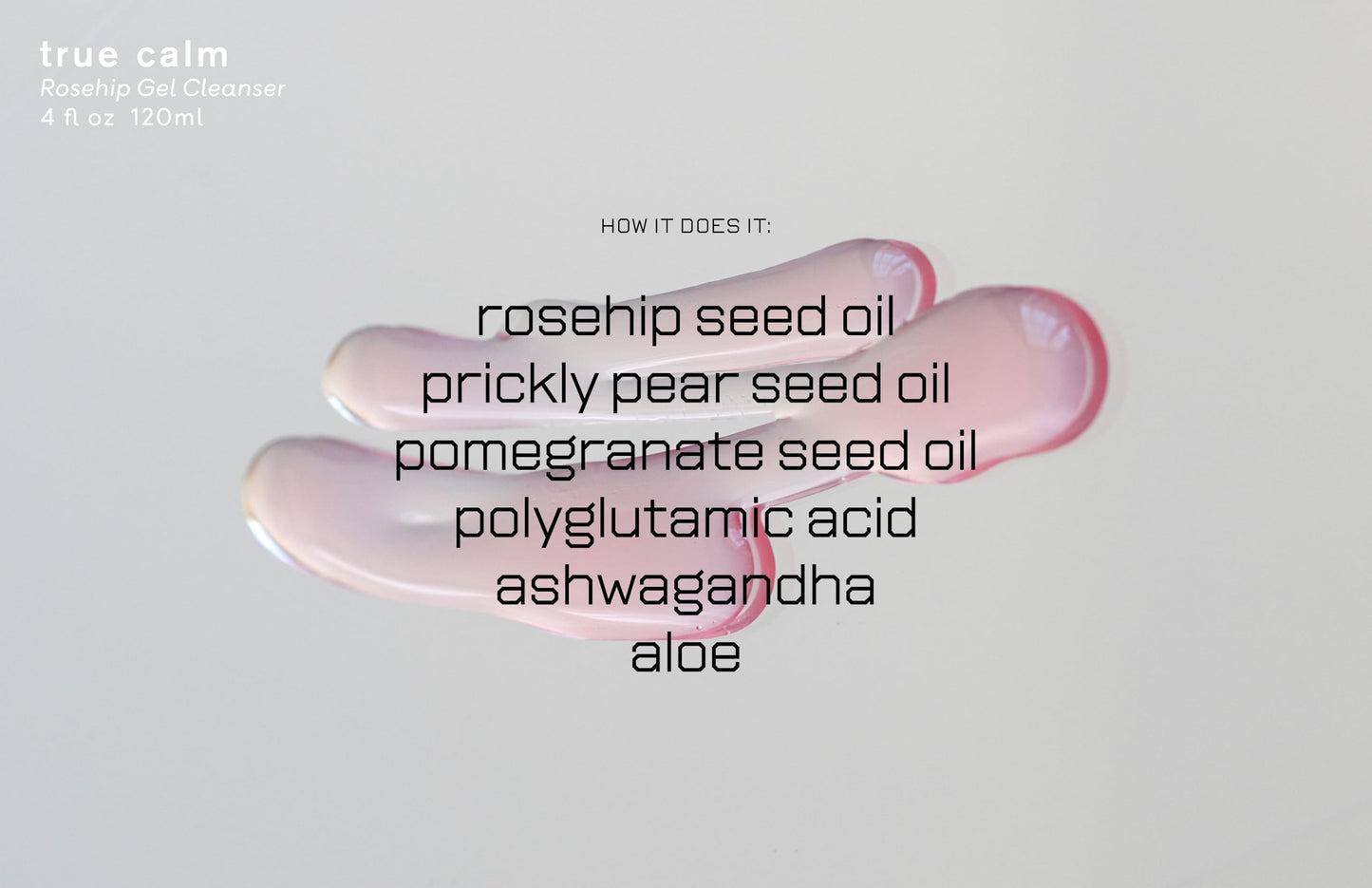 epi.logic True Calm | Rosehip Gel Cleanser 120 ml / 4.05 fl oz