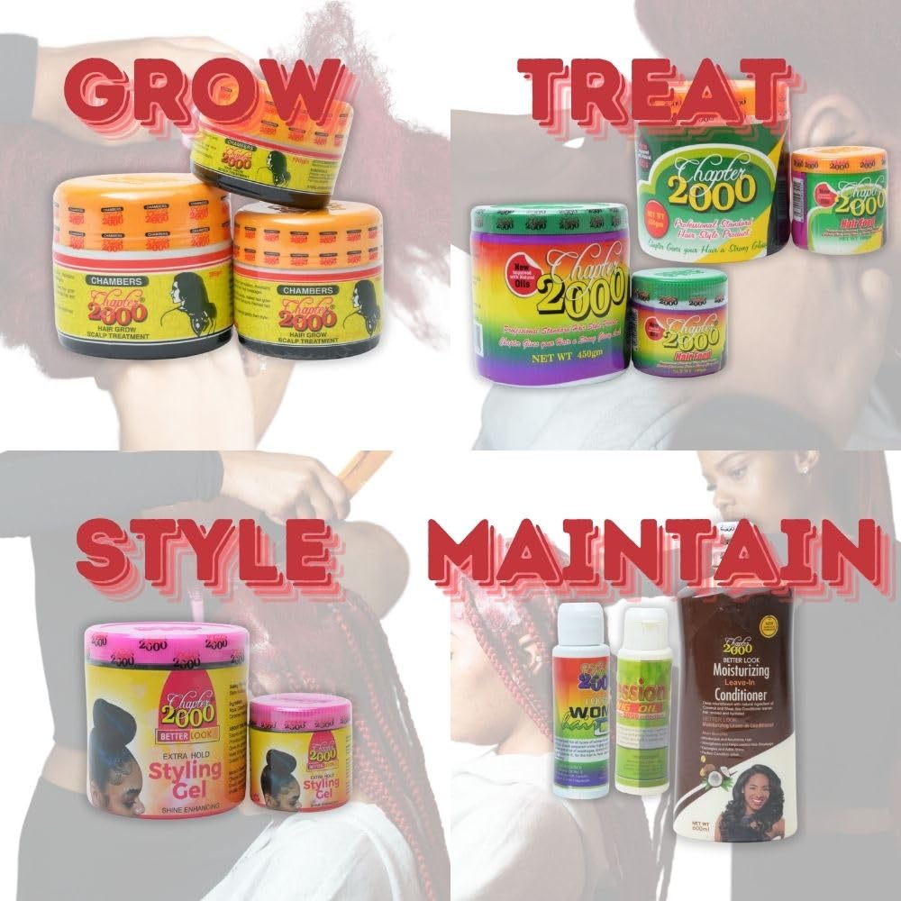 Chambers Chapter 2000 Hair Growth Treatment/Original Menthol/Trusted African Scalp Treatment (Travel Size)