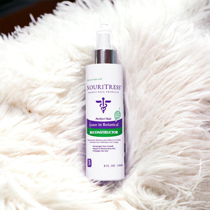 NouriTress Leave-In Botanical Reconstructor | Leave-In Conditioner | Moisturizing and Detangler | Repair Damage | Builds Strand Strength | Paraben Free | 8 Fluid Ounces