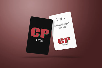 Cp Time Game: A Party Game for US - Card Game for The Culture. Beat The Unpredictable Timer!, Black Trivia Style Game, Multiple Categories: Pop Culture, Music, General Knowledge, & More!