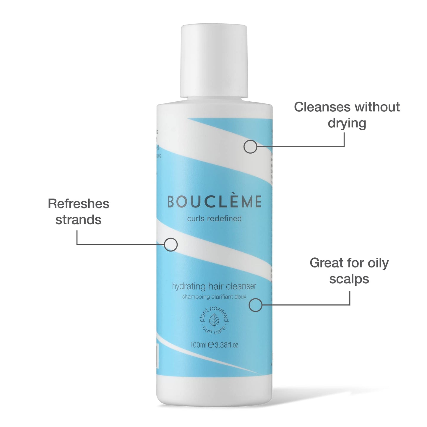 Bouclème - Discovery Kit - Ultimate Haircare Travel Kit - Protects & Nourishes Hair - Use to Cleanse, Condition and Style - Natural Ingredients & Vegan - 6 x 3.3 fl oz