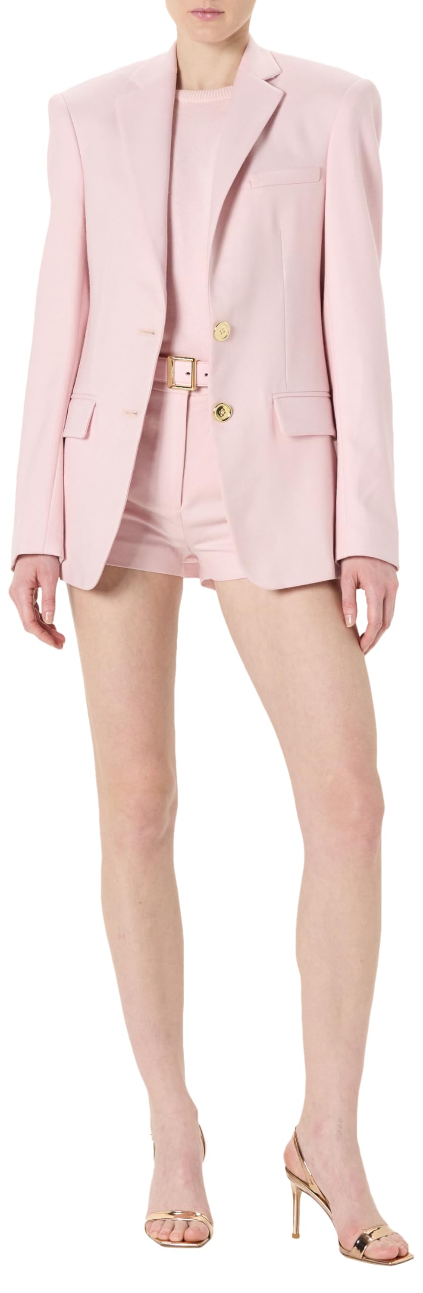 Sergio Hudson, Two Button SB Blazer, 8, Pink