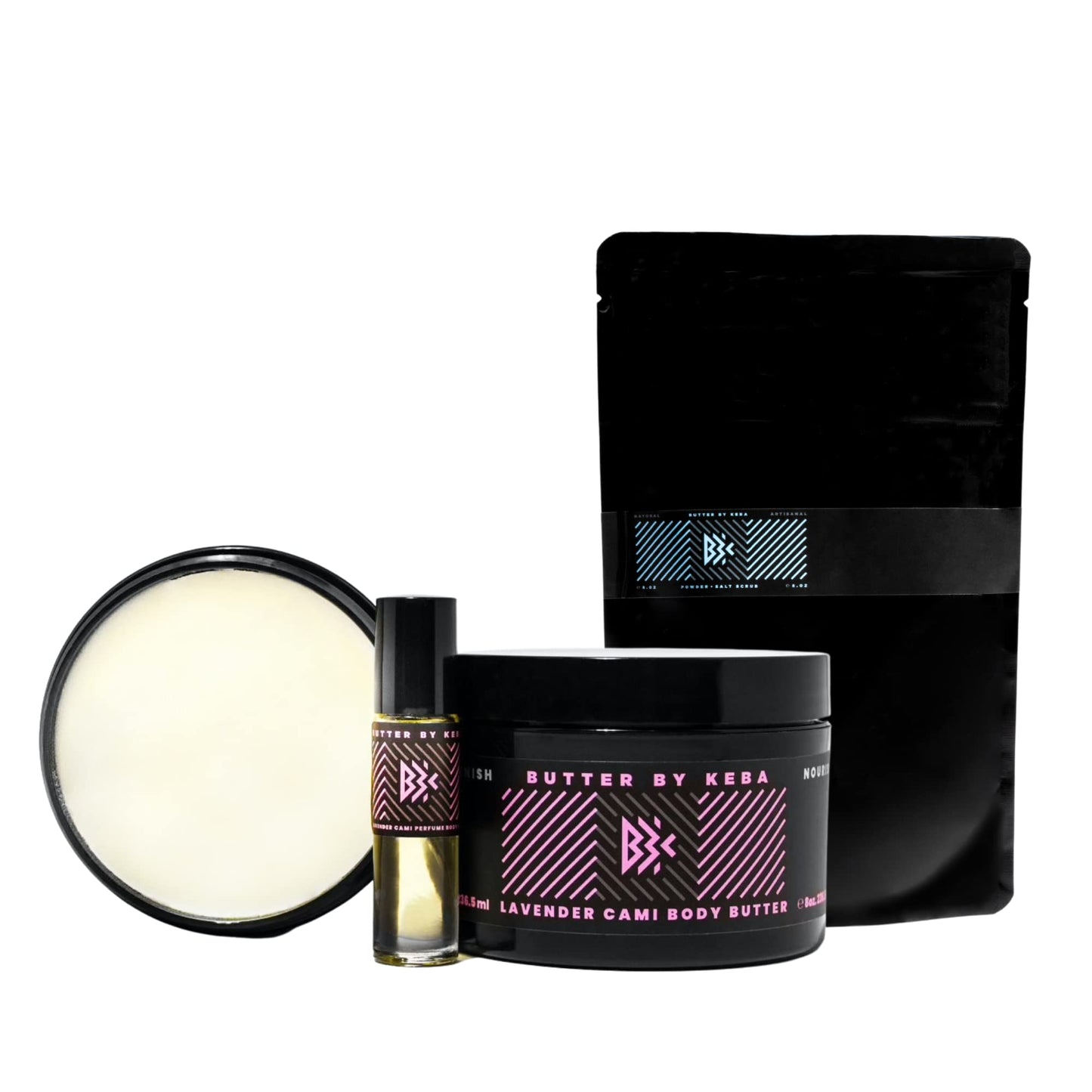 Butter By Keba Mild Lavender Cami Luxury Body Care Essentials Trio