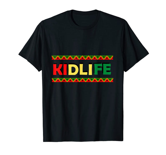 KIDLIFE with Juneteenth, Freedom & Black History Colors T-Shirt