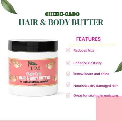 J'Organic Solutions Chebe-Cado Hair & Body Butter