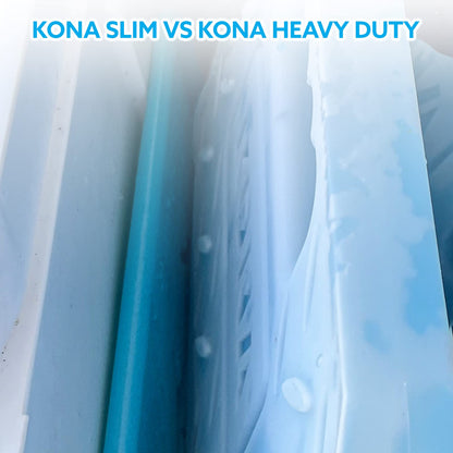 Kona Large Ice Packs for Coolers - Slim Space Saving Design - 25 Minute Freeze Time (4)