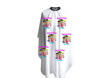 Bonsai Kids Haircut Cape - Kids - Toddlers - Children | Water Resistant Adjustable Neck Closure - Home and Salon