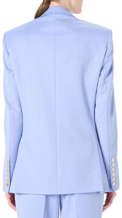 Sergio Hudson, Two Button SB Blazer, 10, Sky