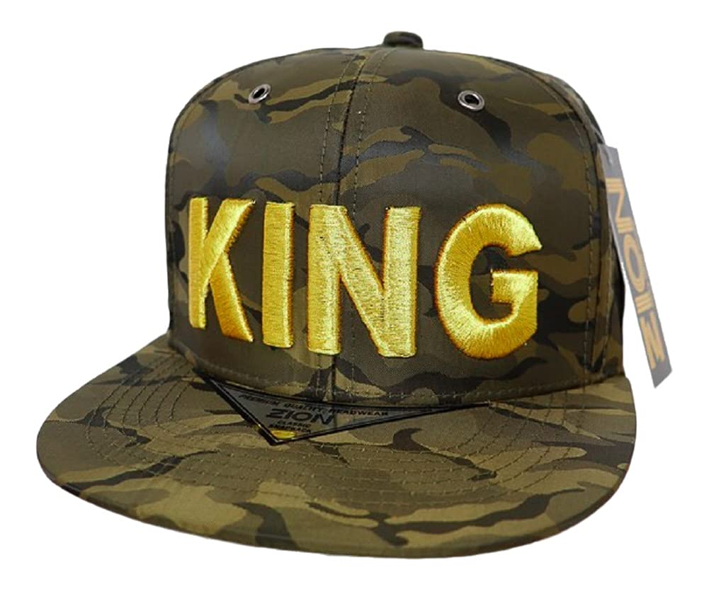 2Chique Boutique King Satin Camo Snapback Fitted Hat