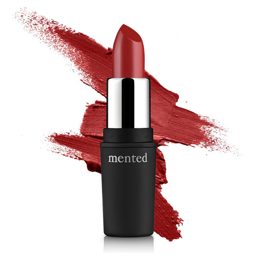 Mented Cosmetics Red Matte Lipstick - Red and Butter Deep Red, Long Lasting Lipstick - Waterproof, Dark Red Lip Stain - Red Lipstick - Smudgeproof Matte Red Lipstick for 24 Hour Stay - Dark Lip Color