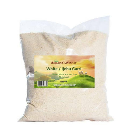 Ijebu Garri/Gari 5 lb / 80 oz bag by HATF's Shepherd's Natural, 100% All Natural