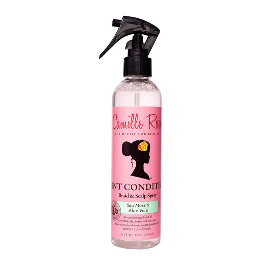 Camille Rose Mint Condition Braid + Scalp Spray to Hydrate, Reduce Breakage, and Provide Relief from a Dry, Itchy, Flaky Scalp, with Aloe Vera and Sea Moss